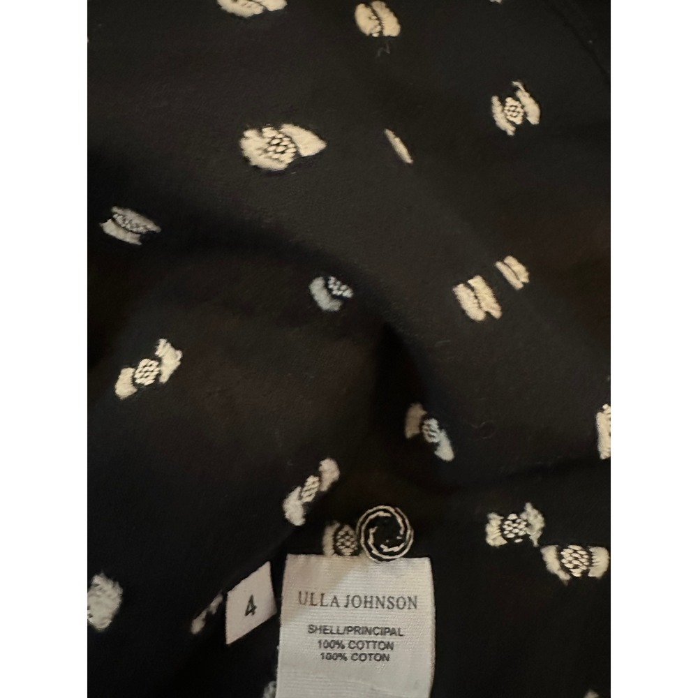 Ulla Johnson *Sold Out* Abigail Black Dot Blouse - Size 4 - Picture 9 of 9
